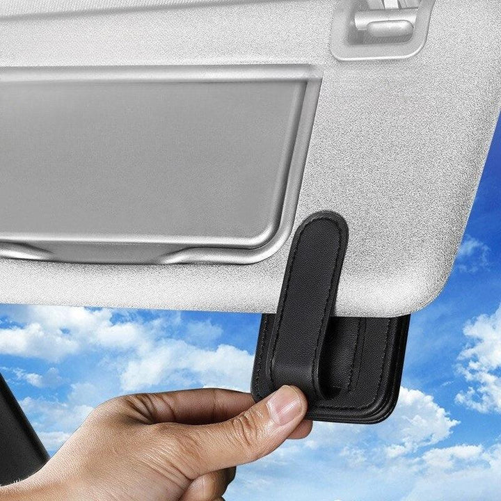 Sun Visor Car Glasses Holder Card Holder for cosyev