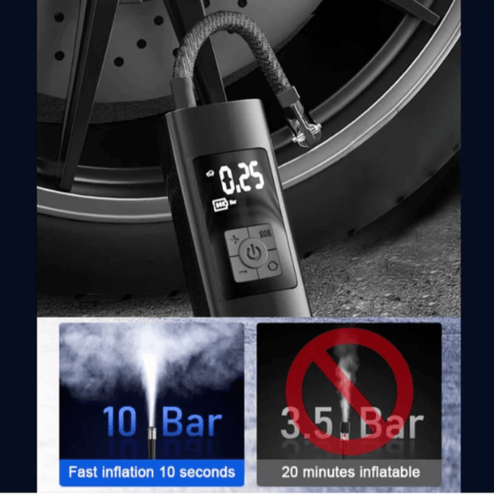 Portable Rechargeable Wireless Electric Tire Inflator - COSYEV