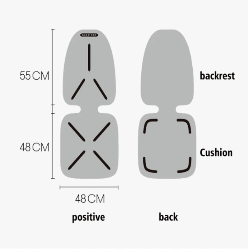 Car Child Safety Seat Pad Protection Bottom Wear Mat - COSYEV